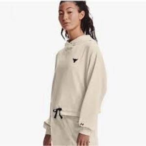 Under Armour Project Rock Hoodie Sz L Slightly Cropped